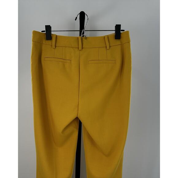 Talbots Chatham Pants Women’s 4 Mustard Yellow Wool Blend Ankle Career - Picture 4 of 7